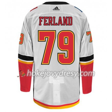 Pánské Hokejový Dres Calgary Flames MICHAEL FERLAND 79 Adidas Bílá Authentic
